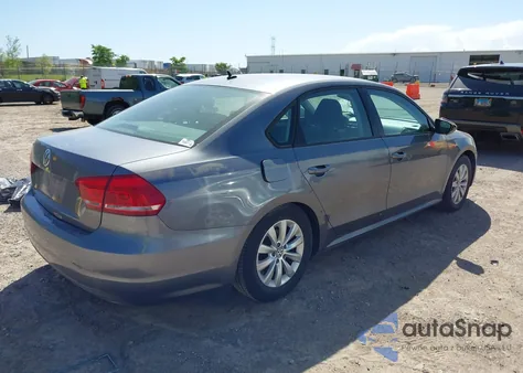 2012 Volkswagen Passat 2.5L S from USA, damaged, VIN 1VWAH7A39CC025610